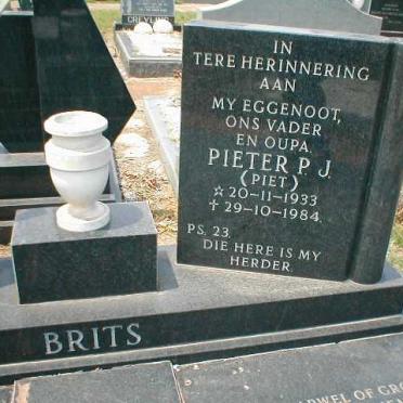 BRITS Pieter P.J. 1933-1984