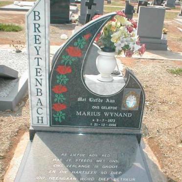 BREYTENBACH Marius Wynand 1973-1996