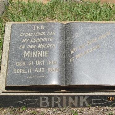 BRINK Minnie 1913-1958
