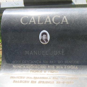 CALAÇA Manuel José 1932-1977