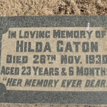 CATON Hilda -1930