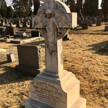 CARLISLE Anna Margaret Vera 1886-1906