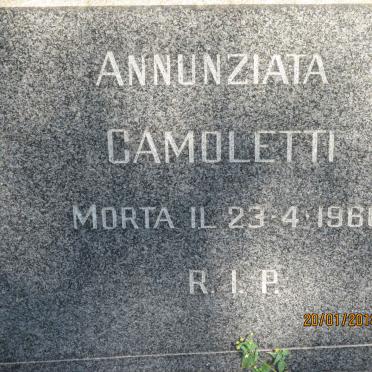 CAMOLETTI Annunziata -1966