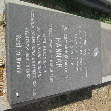 CIRNUN Hannah -1982