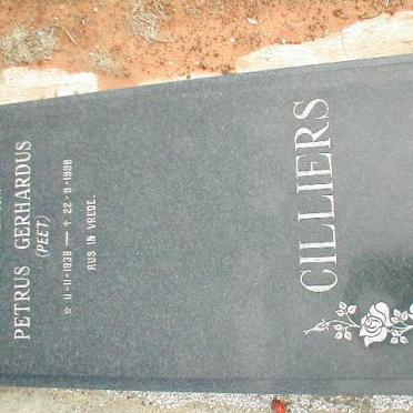 CILLIERS Petrus Gerhardus 1936-1998