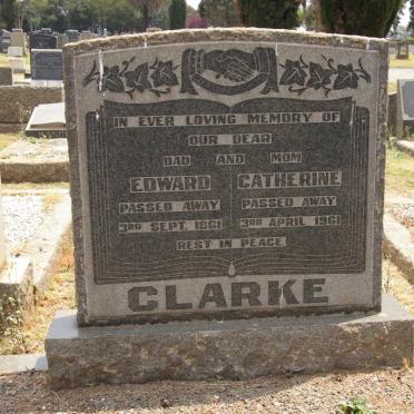 CLARKE Edward -1961 &amp; Catherine -1961