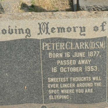 CLARK Peter 1877-1953