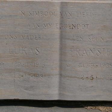 CLAASSEN Lukas 1913-1981 :: CLAASSEN Fransie 1939-1952
