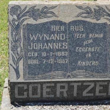 COERTZEN Wynand Johannes 1883-1957