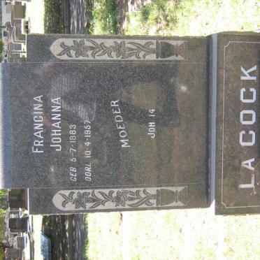 COCK Francina Johanna, la 1883-1957
