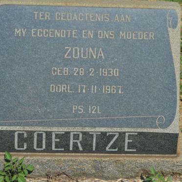 COERTZE Zouna 1930-1967