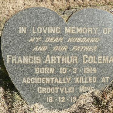 COLEMAN Francis Arthur 1914-19??
