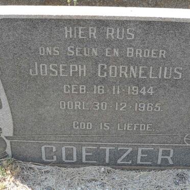 COETZER Joseph Cornelius 1944-1965