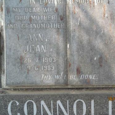 CONNOLLY Ann Jean 1903-1989