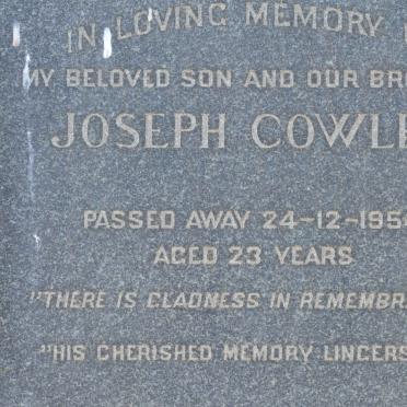 COWLEY Joseph -1954