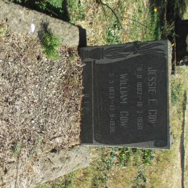 COW William 1873-1936 &amp; Jessie E. 1882-1950