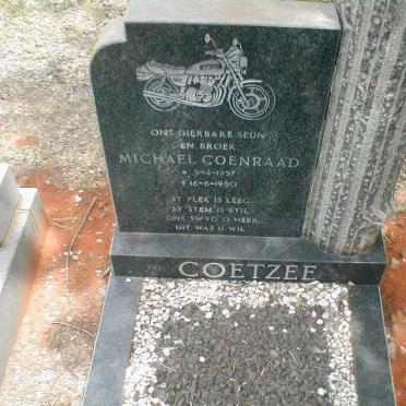 COETZEE Michael Coenraad 1957-1980