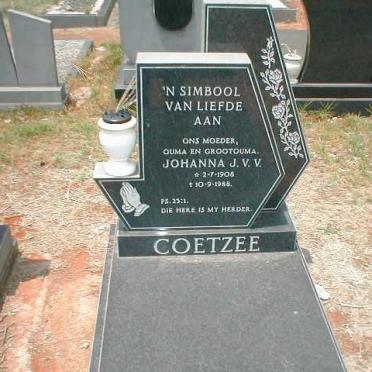 COETZEE Johanna J.V.V. 1908-1988