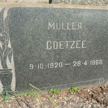 COETZEE Muller 1920-1966