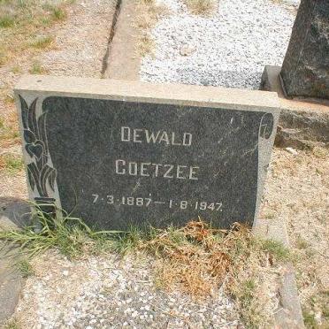 COETZEE Dewald 1887-1947