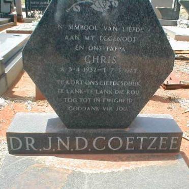 COETZEE J.N.D. 1932-1973