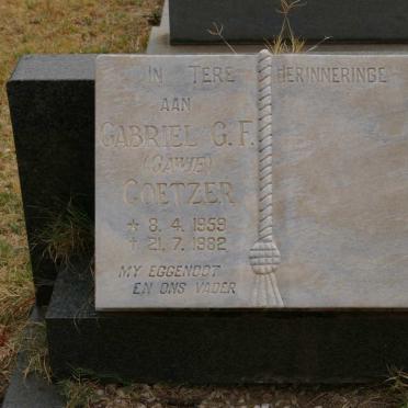 COETZER Gabriel G.F. 1959-1982