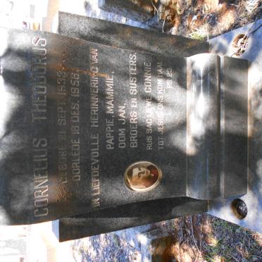 CRONJE Cornelius Theodorus 1933-1956