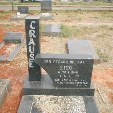 CRAUSE Eric 1949-1969
