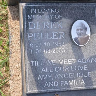 PEPLER Derek 1953-2003