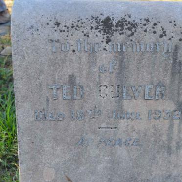 CULVER Ted -1932