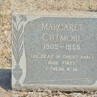 CUTMORE Margaret 1903-1958