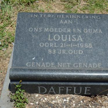 DAFFUE Louisa -1985
