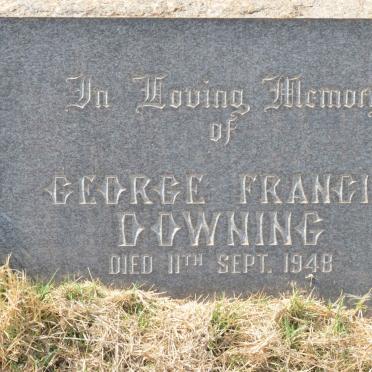 DOWNING George Francis -1948