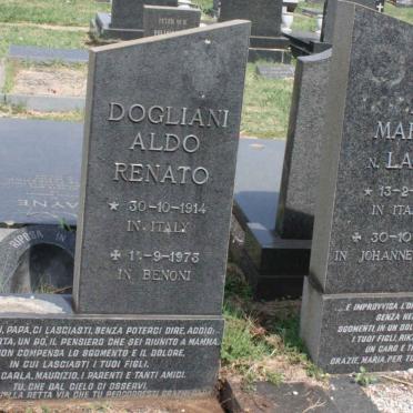 DOGLIANI Aldo Renato 1914-1973 &amp; Maria N. Lago 1921-1971