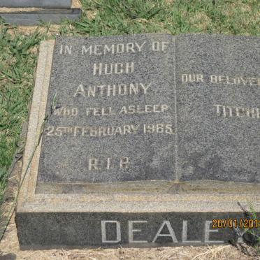 DEALEY Hugh Anthony -1965