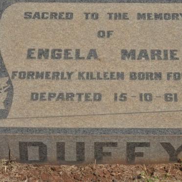 DUFFY Engela Marie formerly KILLEEN nee FOURIE -1961