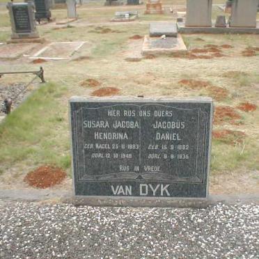 DYK Jacobus Daniel, van 1882-1935 &amp; Susara Jacoba Hendrina NAGEL 1883-1948