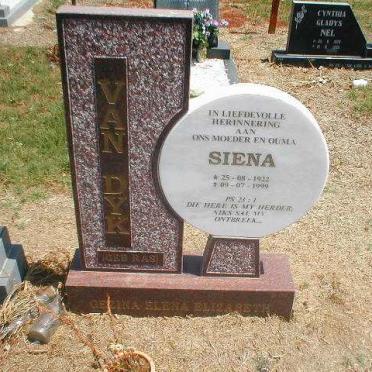 DYK Gezina Elena Elizabeth, van nee RAS 1922-1999