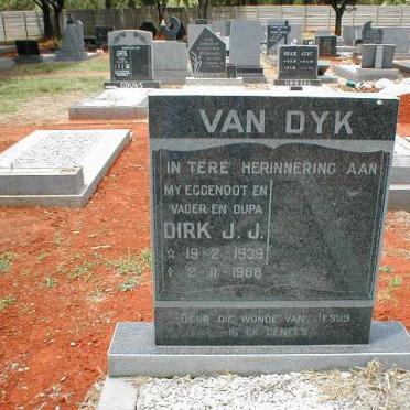 DYK Dirk J.J., van 1939-1988