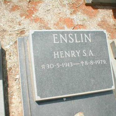 ENSLIN Henry S.A. 1913-1979