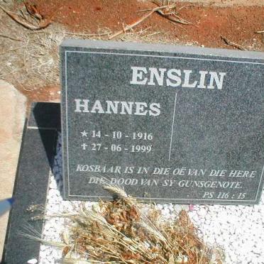 ENSLIN Hannes 1916-1999
