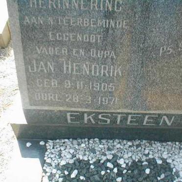 EKSTEEN Jan Hendrik 1905-1971