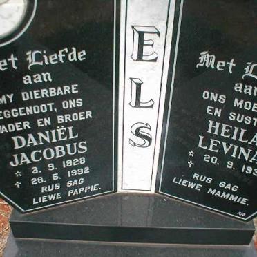 ELS Daniël Jacobus 1928-1992 &amp; Heila Levina 1932-
