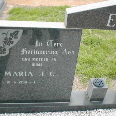 ELS Gideon Daniël 1927-1992 &amp;Maria J.C. 1930