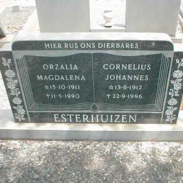 ESTERHUIZEN Cornelius Johannes 1912-1986 &amp; Orzalia Magdalena 1911-1990