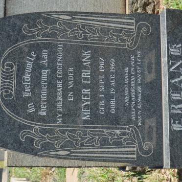 ERLANK Meyer 1907-1960