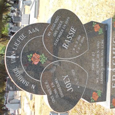 ERASMUS Rassie 1918-1994 &amp; Joey 1929-