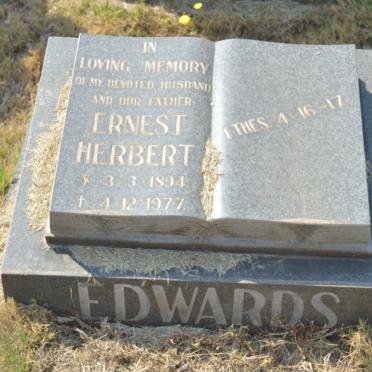 EDWARDS Ernest Herbert 1894-1977