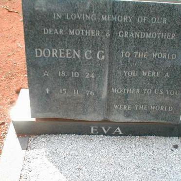 EVA Doreen C.G. 1924-1976