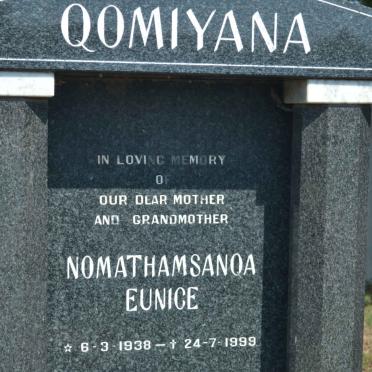 QOMIYANA Nomathamsanoa Eunice 1938-1999
